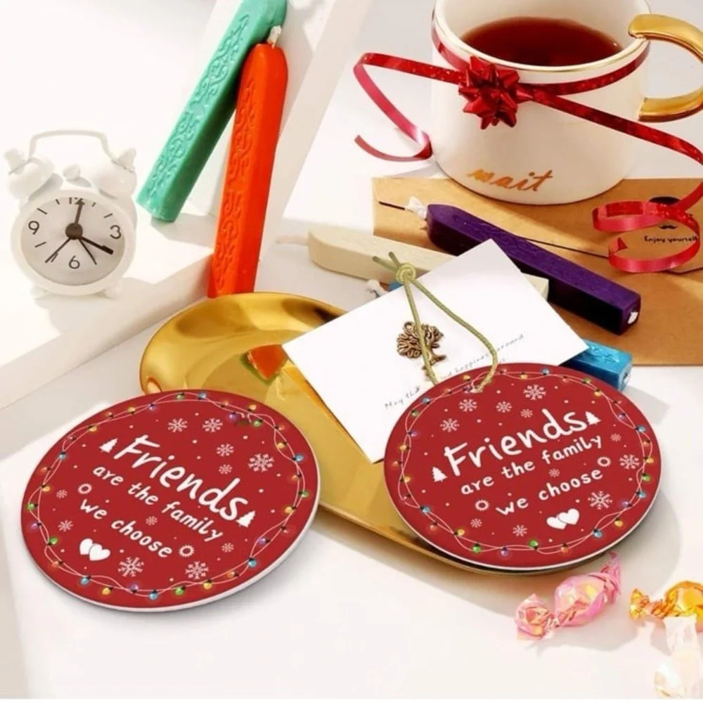 New Friend Christmas Ornament Good Friends Bestie Ornaments Friendship Xmas Deco